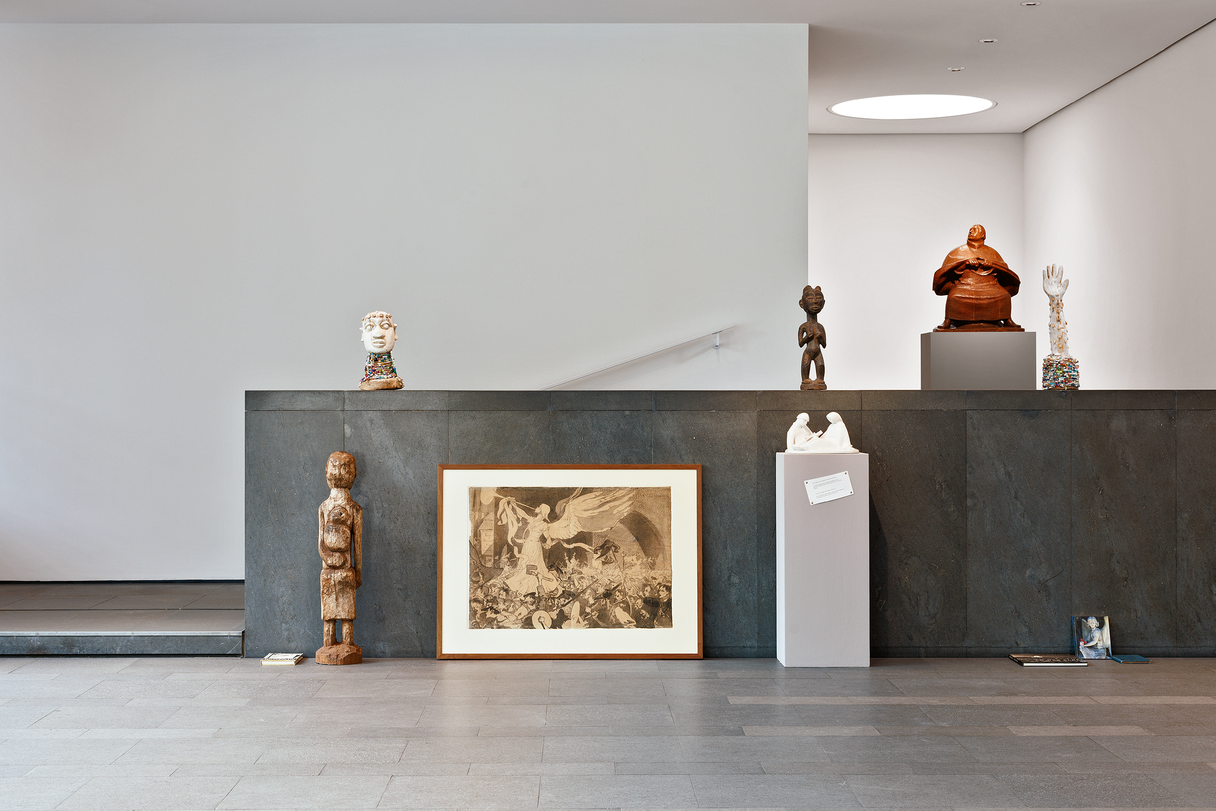 installation by Georges Adéagbo in the Ernst Barlach Haus Hamburg
