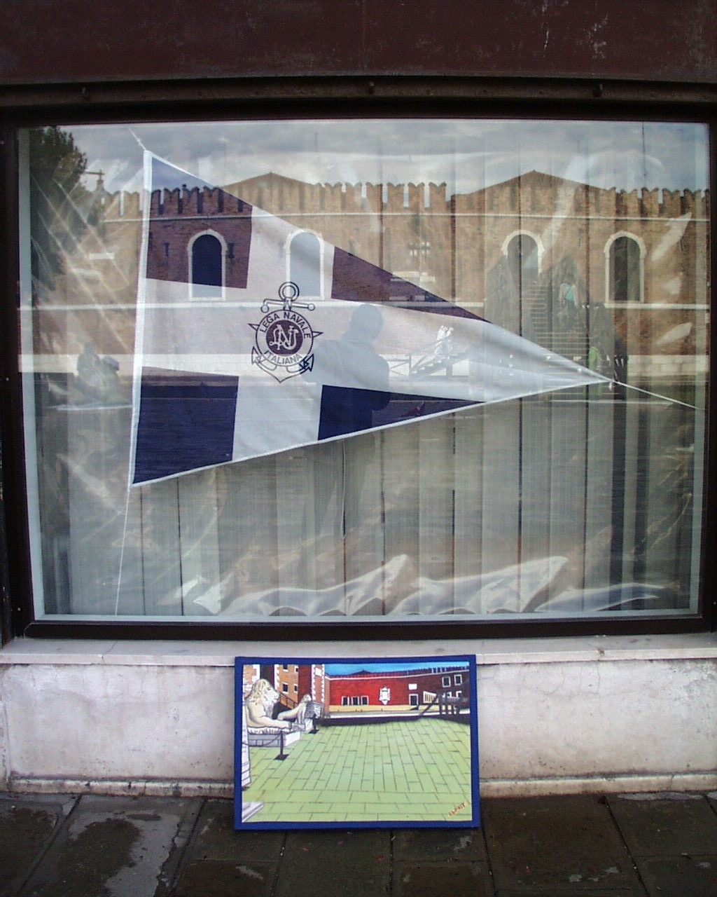 Painting of the campo in Venicse brought back to the square.